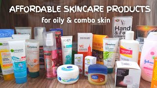 AFFORDABLE Skincare routine for OILY  COMBINATION TO OILY SKIN [upl. by Naic]