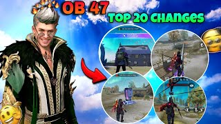 OP 47 TOP 20 CHANGES😎 Freefire video new viral FreeFireIndiaOfficial [upl. by Bow513]