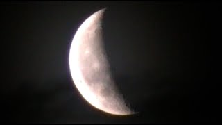 Waning crescent moon [upl. by Scarlett44]