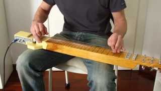 An homemade lap steel guitar [upl. by Fleming]