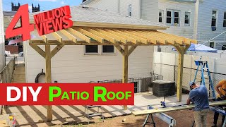 DIY Patio Roof  HANDYBROS [upl. by Prent]