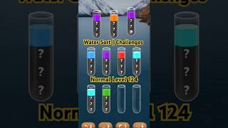 Water Sort  Challenges Normal  Level 124 [upl. by Irtemed]