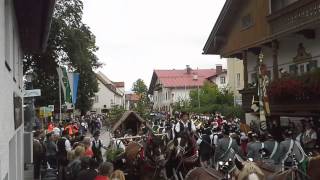 Gaufest Lenggries Trachtenumzug Festzelt Einmarsch 27072014 [upl. by Oner]