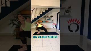 Day 24 Deep Stretch flowyoga stressrelief streching yogaflow yoga deepbreathing flexibility [upl. by Byrne]