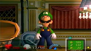 No Commentary  Luigis Mansion  Area 3 Hidden Mansion NTSC 2001 [upl. by Assilav]