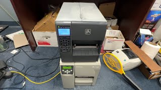 Zebra ZT230 ZT230 Industrial Barcode Printer  RESIN TRANSFER 4x6 LABEL PRINTER for sale [upl. by Shirk]