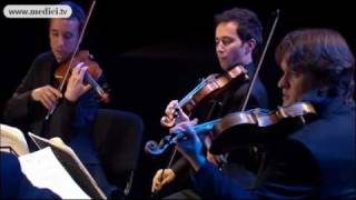 Quatuor Ebène  Beethoven String Quartet No 7 in F major op 59 No 1  Verbier Festival 2010 [upl. by Sukey]