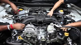 Edelbrock EForce Supercharger FRS  BRZ Install [upl. by Ernald]