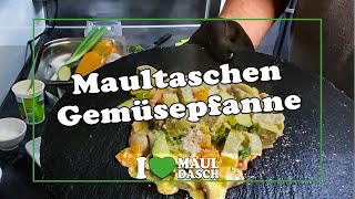 Maultaschen  Gemüsepfanne 💚 🥦 🥕 Rezept zum selber machen [upl. by Jar]