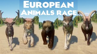 European Animals Races in Planet Zoo included Eurasian Lynx Reindeer Red Deer Brown Bear amp etc [upl. by Cindra202]