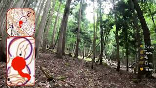 【Orienteering in Japan】23 第18回名椙大会Day1 in 一色の森 M21A1  Meisugi Comp 18th in Isshiki Forest [upl. by Elurd]