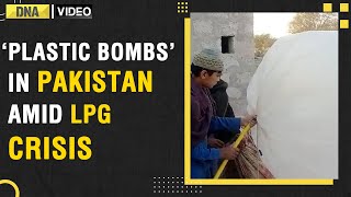 LPG Crisis Pakistanis Buying LPG In Plastic Balloons Whats Wrong with Pakistan [upl. by Eleen768]