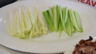 HOW TO CHOP Aromatic duck salad [upl. by Shank]