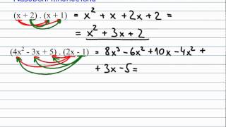 násobení mnohočlenů [upl. by Hazmah]