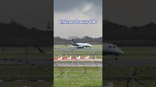 Vistajet Embraer Praetor 600 landing 11224 [upl. by Curtis]