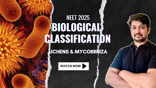 Biological Classification Lichens amp Mycorrhiza  NEET 2025  Biology  Salman Anwar Khan CBSE 2025 [upl. by Knutson279]