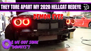 DEMON EYES amp “DONUTS” WITH MY 2020 HELLCAT REDEYE [upl. by Ociral888]