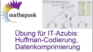 Übung für ITAzubis HuffmanCodierung Datenkompression [upl. by Eenor]