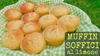 MUFFIN SOFFICI AL LIMONE Ricetta Facile  FATTO IN CASA DA BENEDETTA [upl. by Aiahc]