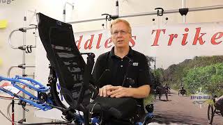 Folding an ICE Recumbent Trike Easy folding [upl. by Yenterb]