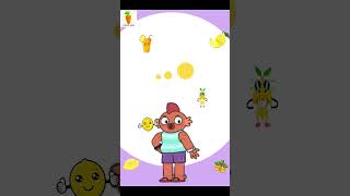 Lemon  Lemon  Learning About Fruits for Children  Cuteni Song For Kids  Fruit Paradise shorts [upl. by Hayott]