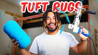 HOW TO TUFT RUGS For Beginners  My FULL Process Updated [upl. by Celinda]