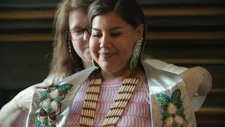 Firstever Indigenous beaded stole introduced to U of T’s convocation ceremonies [upl. by Bathesda]