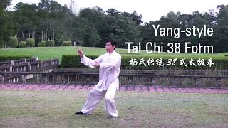 Yangstyle Tai Chi 38 Form 杨氏传统38式太极拳  Beginner Tai Chi Form [upl. by Akerahs398]