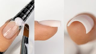 PRZEDŁUŻANIE PAZNOKCI ŻELEM Kabos krok po kroku  GEL NAILS step by step [upl. by Ellednek992]