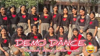 DEMO DANCE 😂 1ST RUNNER UPCOMEDY DANCE PERFORMANCE BY LBS ECE STUDENTS YAVANIKA LBS COLLEGE TVM [upl. by Feodore]