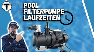 Pool Filterpumpe Laufzeiten [upl. by Aimac]