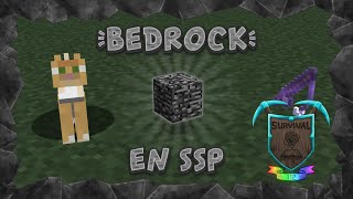 Survival 112 Ep155 Cómo conseguir BEDROCK en modo supervivencia [upl. by Julita]