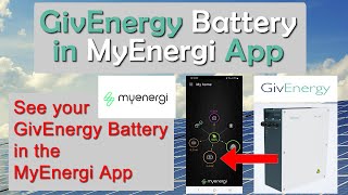 See the GivEnergy Battery in the MyEnergi App I show you how [upl. by Domela]