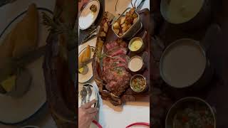 Tomahawk Steak French style Odelice 香港美食 [upl. by Llenrrad]