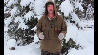 Honest Review of Bison Bushcraft Shirt Anorak Gear Wool Winter Cold Weather [upl. by Ergener59]