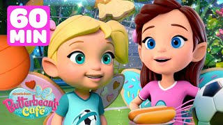 Butterbean Bakes Treats for the Big Game w Cricket  1 Hour Compilation  Shimmer and Shine [upl. by Apul]