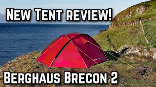 Berghaus Brecon 2 Tent Review  Coastal Wild Camp [upl. by Malan]