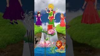 🙏मां दुर्गा किसके पास जाएंगी👈 Hindi cartoon  Baal Veer SpiderMan Durga Mata  shorts cartoon [upl. by Ahsinnek675]