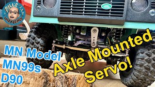 MN99s Axel Mounted Servo Upgrade MN Model mnmodel [upl. by Ethelbert]