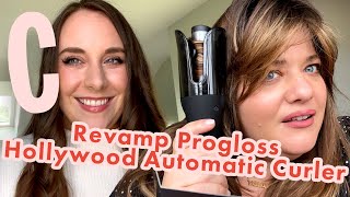 We tested the Revamp Progloss Hollywood Automatic Rotating Hair Curler  Cosmopolitan UK [upl. by Onirefes]