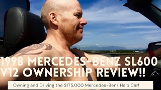 1998 MercedesBenz SL600 V12 Review R129 Ownership Experience [upl. by Jesselyn741]