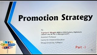 Promotional Strategy [upl. by Gilboa]