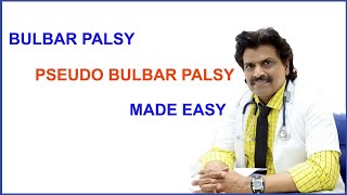 BULBAR PALSY and PSEUDO BULBAR PALSY MADE EASY [upl. by Anilys688]