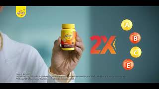 Supradyn Daily Bottle  2X Vitamins 2X Energy  Kannada  20 Secs [upl. by Hogle]