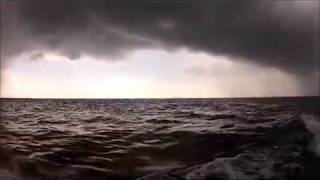 Boat Drives Into Waterspout 06 October 2013 [upl. by Iuqcaj]