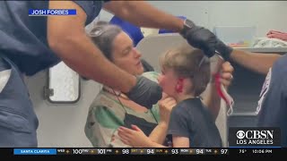 South Pasadena Police K9 Bites 5YearOld Boy In The Face Tuesday At National Night Out Event [upl. by Eelrebmik]