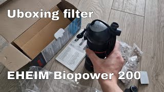 Eheim Aquaball Biopower 200 unboxing aquarium filter  4K video [upl. by Relyuc]