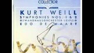 Kurt Weill Symphony N° 1 1921 Full [upl. by Suertemed]