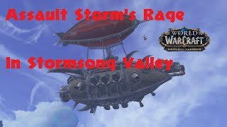 Assault Stormsong Valley Storms Rage BFA WOW [upl. by Schoof]