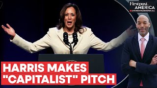 Kamala Harris Details Economic Agenda Pledges 100 Billion in Tax Breaks  Firstpost America [upl. by Akemad]